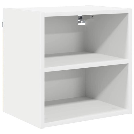 Hangkast Wit 40 x 29,5 x 40 cm Bewerkt hout 2