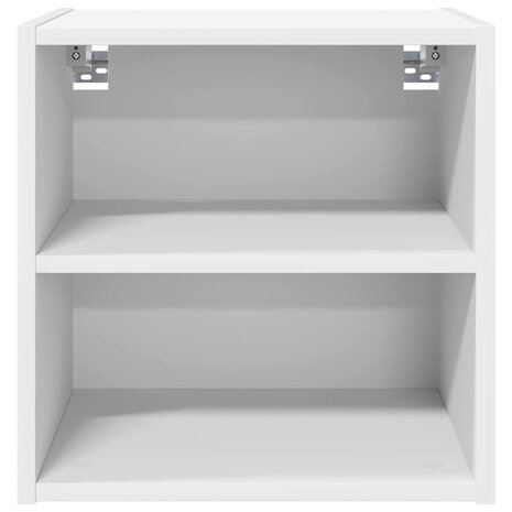 Hangkast Wit 40 x 29,5 x 40 cm Bewerkt hout 5