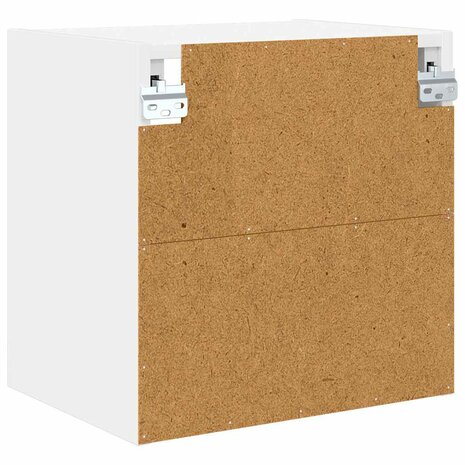 Hangkast Wit 40 x 29,5 x 40 cm Bewerkt hout 7