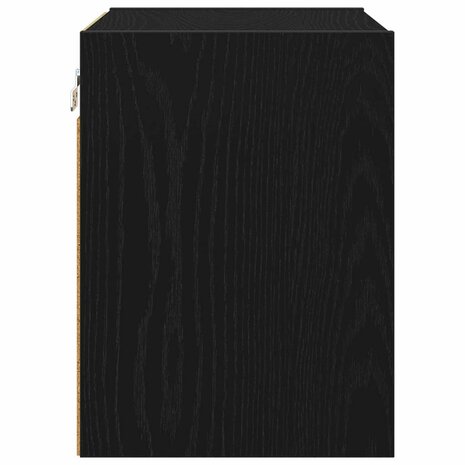 Hangkast Zwart Eiken 40 x 29,5 x 40 cm Bewerkt hout 6