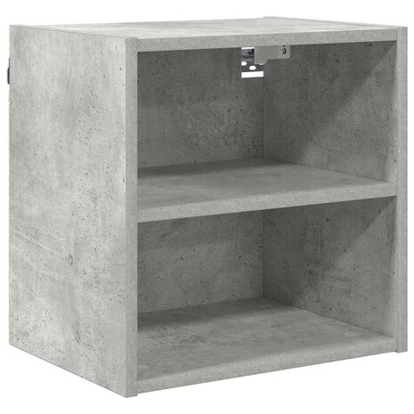 Hangkast Beton Grijs 40 x 29,5 x 40 cm Bewerkt hout 2