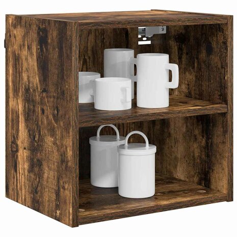 Hangkast Gerookt eiken 40 x 29,5 x 40 cm Bewerkt hout 3