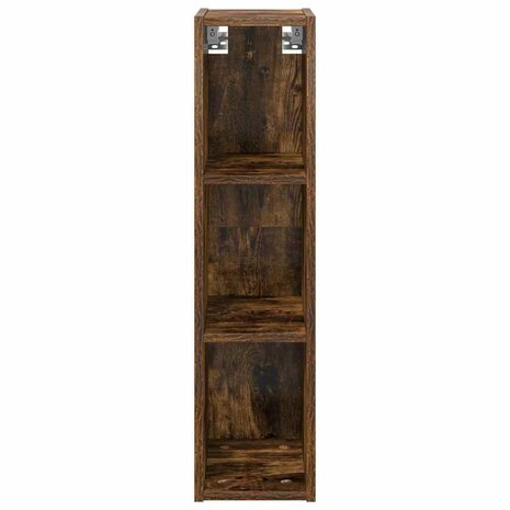 Hangkast Gerookt eiken 20 x 29,5 x 80 cm Bewerkt hout 5