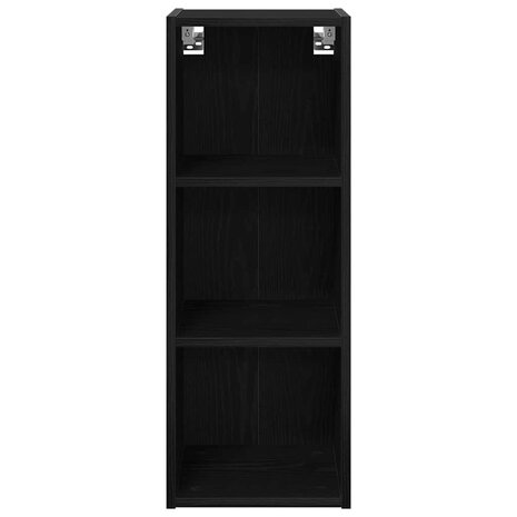 Hangkast Zwart Eiken 30 x 29,5 x 80 cm Bewerkt hout 5