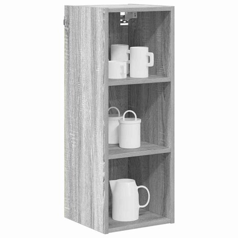 Hangkast Grijs Sonoma 30 x 29,5 x 80 cm Bewerkt hout 3