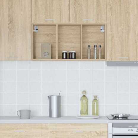 Hangkast Sonoma Eiken 40 x 29,5 x 80 cm Bewerkt hout 4