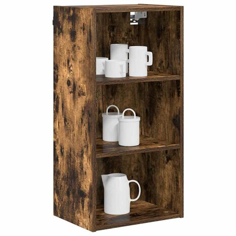 Hangkast Gerookt eiken 40 x 29,5 x 80 cm Bewerkt hout 3