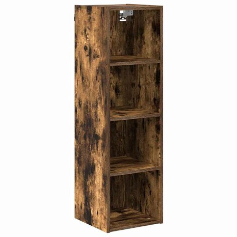 Hangkast Gerookt eiken 30 x 29,5 x 100 cm Bewerkt hout 2