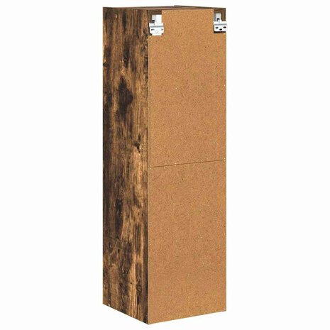 Hangkast Gerookt eiken 30 x 29,5 x 100 cm Bewerkt hout 7