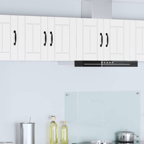 Wandkast LUCCA Wit 30 x 31 x 40 cm Bewerkt hout 1