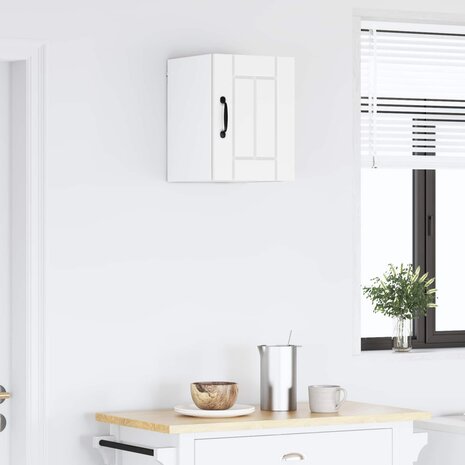 Wandkast LUCCA Wit 30 x 31 x 40 cm Bewerkt hout 3