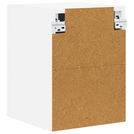Wandkast LUCCA Wit 30 x 31 x 40 cm Bewerkt hout 6