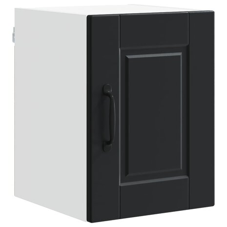 Wandkast PORTO Zwart 30 x 31 x 40 cm Bewerkt hout 2