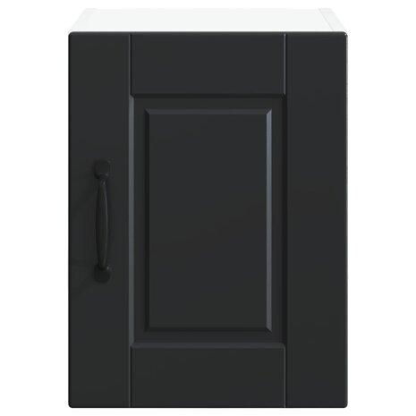 Wandkast PORTO Zwart 30 x 31 x 40 cm Bewerkt hout 6
