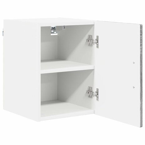 Wandkast PORTO Grijs Sonoma 30 x 31 x 40 cm Bewerkt hout 5