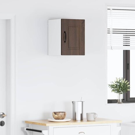 Wandkast PORTO Bruin Eiken 30 x 31 x 40 cm Bewerkt hout 4