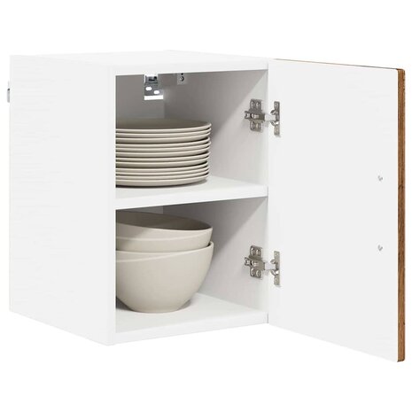 Wandkast PORTO Oudhout 30 x 31 x 40 cm Bewerkt hout 3