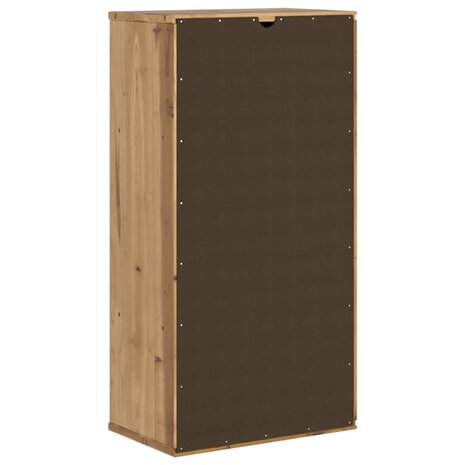 Bijzetkast met lades ODDA 40x24x79 cm massief grenenhout 8