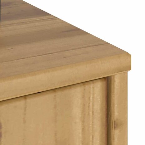 Bijzetkast met lades ODDA 40x24x79 cm massief grenenhout 9