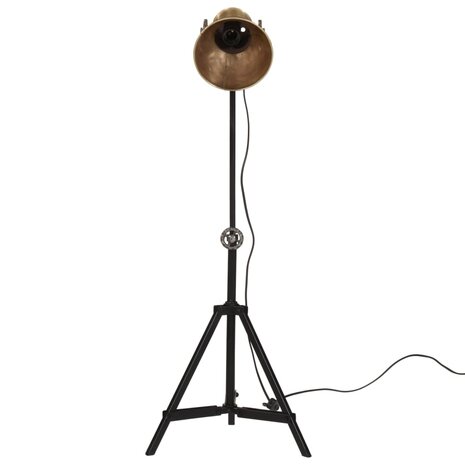 Vloerlamp 25 W E27 35x35x65/95 cm antiek messingkleurig 3