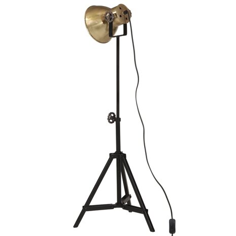 Vloerlamp 25 W E27 35x35x65/95 cm antiek messingkleurig 5