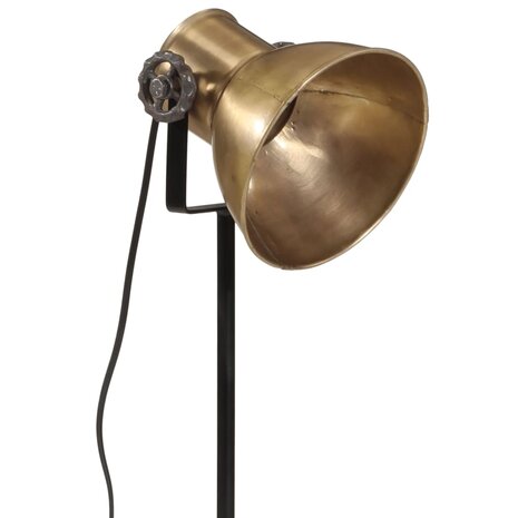 Vloerlamp 25 W E27 35x35x65/95 cm antiek messingkleurig 8