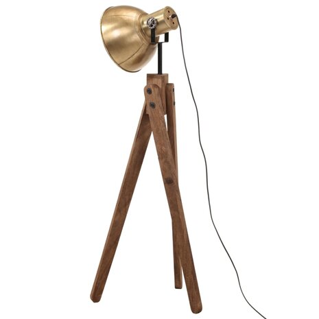 Vloerlamp 25 W E27 45x45x120 cm antiek messingkleurig 5