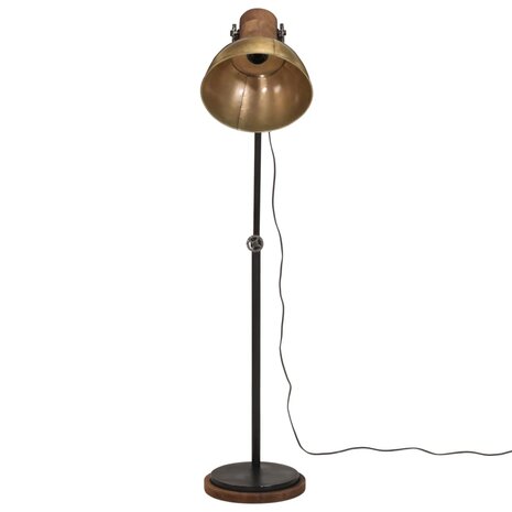 Vloerlamp 25 W E27 30x30x100-150 cm antiek messingkleurig 3