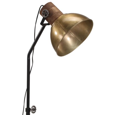 Vloerlamp 25 W E27 30x30x100-150 cm antiek messingkleurig 7