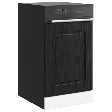 Vaatwasserpaneel Kalmar Zwart Eiken 45 x 1,5 x 57 cm 3