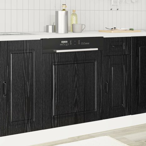 Vaatwasserpaneel Kalmar Zwart Eiken 60 x 1,5 x 57 cm 1