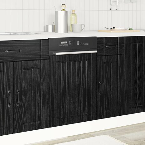 Vaatwasserpaneel LUCCA Zwart eiken 45 x 1,5 x 57 cm 1