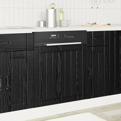 Vaatwasserpaneel LUCCA Zwart eiken 60 x 1,5 x 57 cm 1