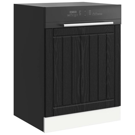 Vaatwasserpaneel LUCCA Zwart eiken 60 x 1,5 x 57 cm 3