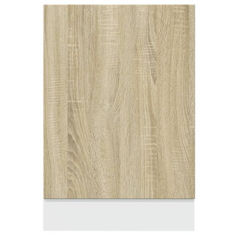 Frontpaneel vaatwasser Lyon 45x3x67 cm bewerkt hout sonoma eiken 4