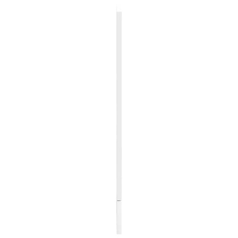 Vaatwasserpaneel Kalmar 45x1,5x57 cm bewerkt hout hoogglans wit 5