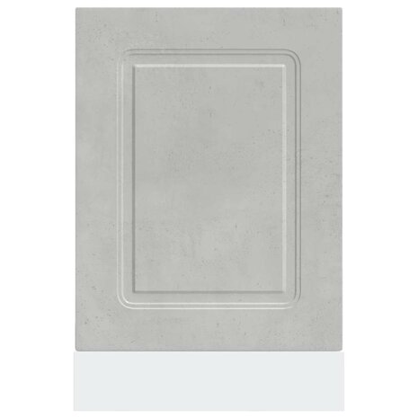Vaatwasserpaneel Kalmar 45x1,5x57 cm bewerkt hout betongrijs 4