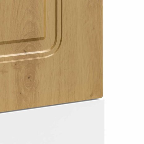 Vaatwasserpaneel Kalmar 45x1,5x57 cm bewerkt hout artisanaal eiken 7