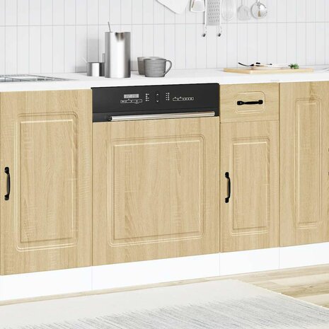 Vaatwasserpaneel Kalmar 60x1,5x57 cm bewerkt hout sonoma eiken 1