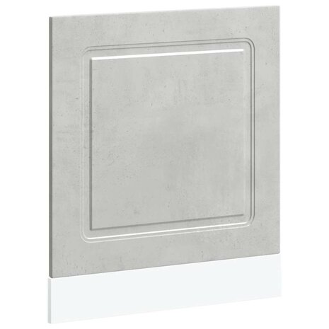 Vaatwasserpaneel Kalmar 60x1,5x57 cm bewerkt hout betongrijs 2