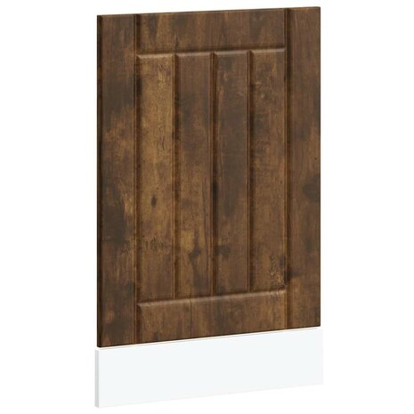 Vaatwasserpaneel Lucca bewerkt hout gerookt eikenkleurig 2