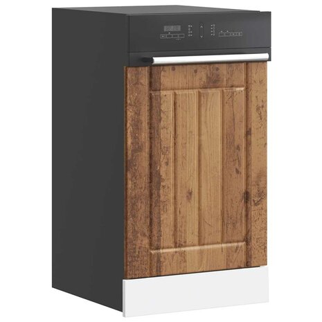 Vaatwasserpaneel Lucca bewerkt hout oud houtkleurig 1