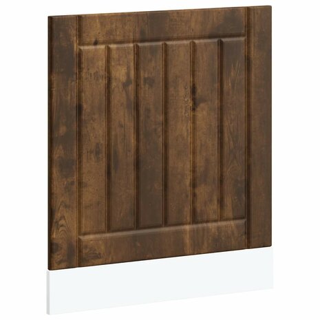 Vaatwasserpaneel Lucca bewerkt hout gerookt eikenkleurig 2