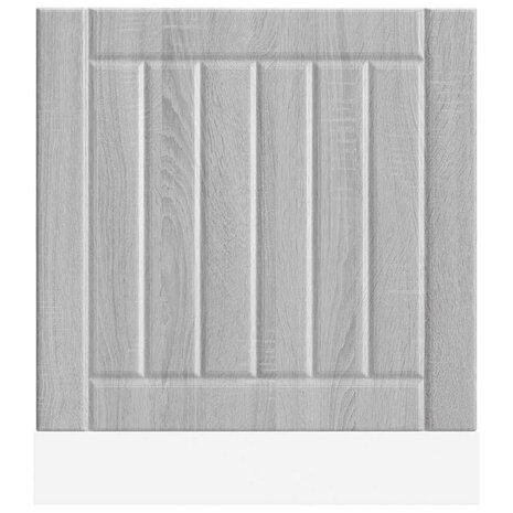 Vaatwasserpaneel Lucca bewerkt hout grijs sonoma eiken 4