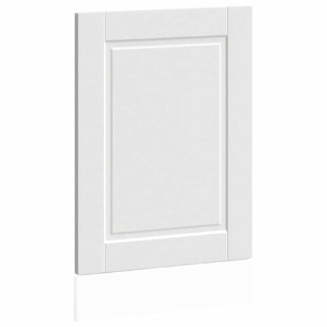 Vaatwasserpaneel Porto 45x1,5x57 cm bewerkt hout wit 2