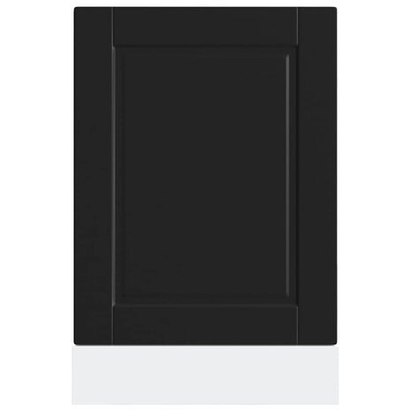 Vaatwasserpaneel Porto 45x1,5x57 cm bewerkt hout zwart 4