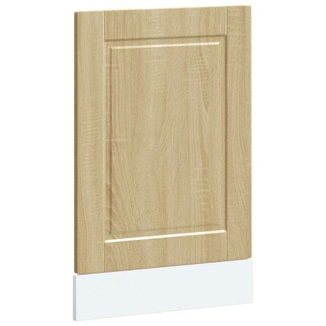 Vaatwasserpaneel Porto 45x1,5x57 cm bewerkt hout sonoma eikenkleur 2