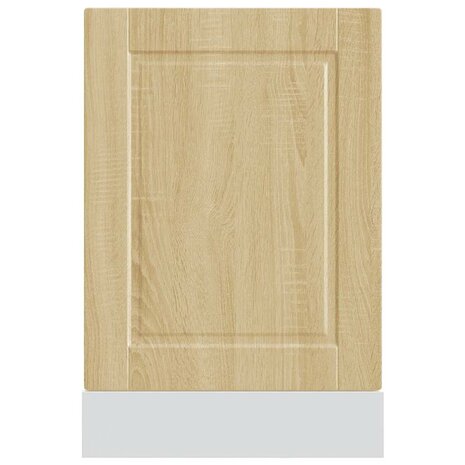 Vaatwasserpaneel Porto 45x1,5x57 cm bewerkt hout sonoma eikenkleur 4