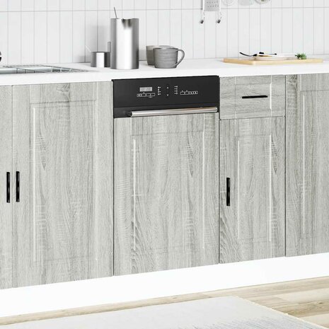 Vaatwasserpaneel Porto 45x1,5x57cm bewerkt hout grijs sonoma eiken 3
