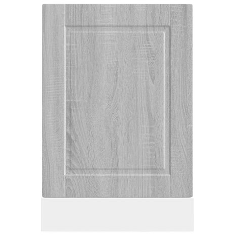 Vaatwasserpaneel Porto 45x1,5x57cm bewerkt hout grijs sonoma eiken 4